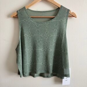NWT Tavi Flatter Flow Hi Lo Tank in Sage Batik